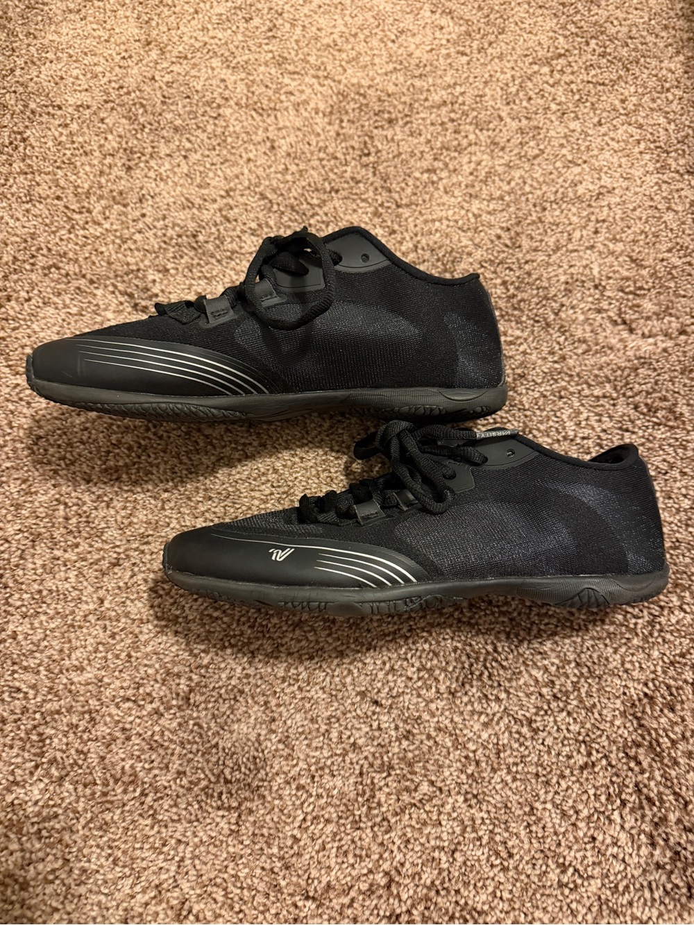 Varsity Cheer Black Athletic Sneakers for Women - Picture 2 of 5